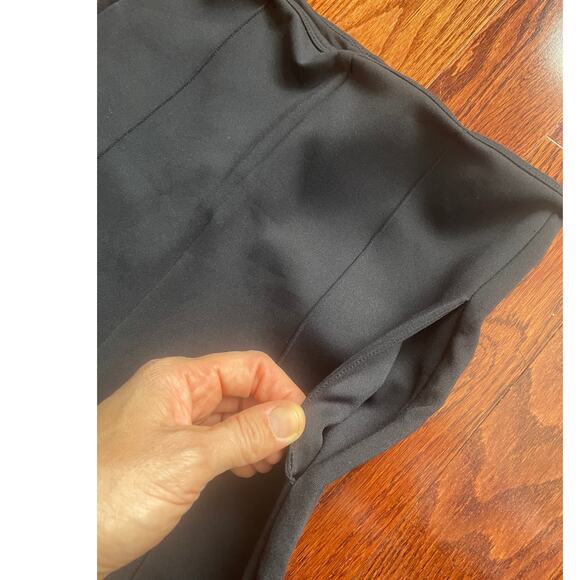 ONA by Yoon Chung Black stretch wide leg Pants Size sm - Picture 5 of 6